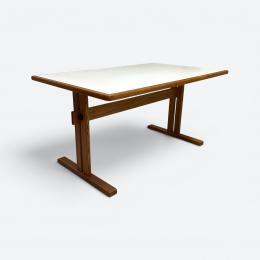 天童木工【Tendo】ヴィンテージ くさび(楔差しホゾ接ぎ)ダイニングテーブル/推定70年代