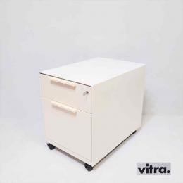 アントニオ・チッテリオ デザイン【vitra】ヴィトラ MBEモバイルペデスタル/カギ付 2段引き出し 収納 ワゴン
